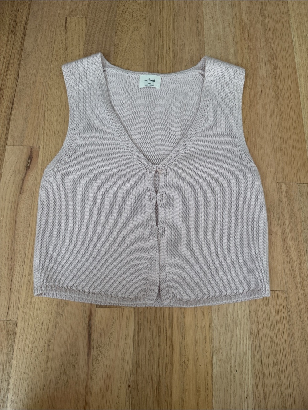 Wilfred knit vest